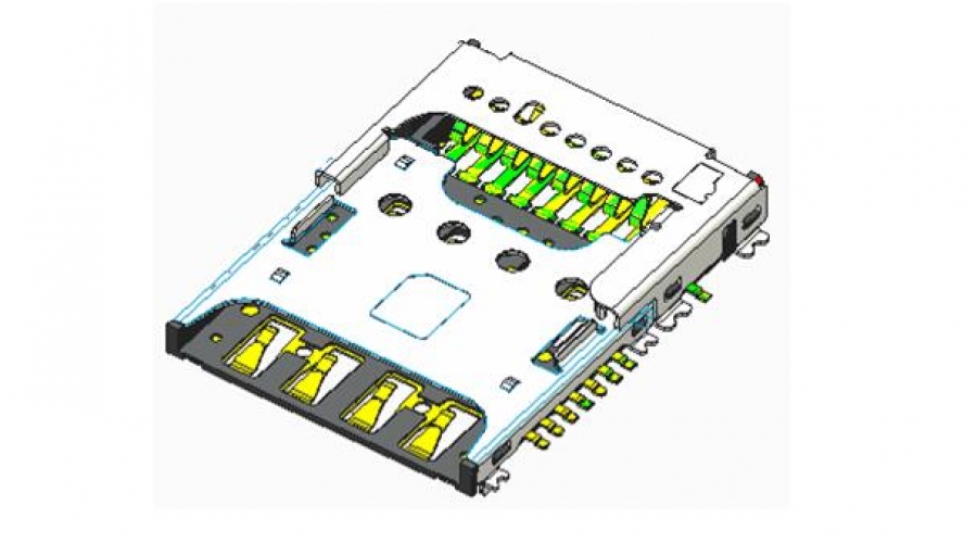 Micro SIM/uSD卡座(Push pull Type) 