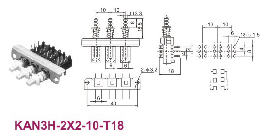 KAN3H-2X2-10-T18