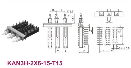 KAN3H-2X6-15-T15